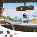 30 Pcs Sublimation Air Freshener Sheets Key Chain Tags