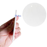 30 Pcs Sublimation Air Freshener Sheets Key Chain Tags