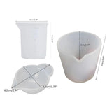16 Pcs Silicone Measuring Cups Mixing Cup Dispensing Stirrer DIY UV