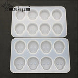 UV Resin Jewelry Liquid Halloween Skull Silicone Mold DIY Resin Jewelry Pendant