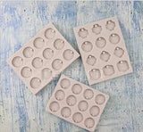 12 Constellation Gypsum Silicone Mold for DIY Incense with Hanging Tag Pendant