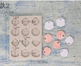 12 Constellation Gypsum Silicone Mold for DIY Incense with Hanging Tag Pendant