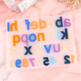 Epoxy Resin Mold Alphabet Letter Number Pendant Casting Silicone Mould