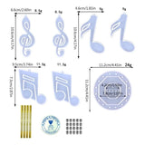 DIY Epoxy Mold Wind Chime Combo Door Pendant Balcony Gift Silicone Decor