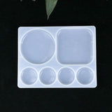 Crystal Epoxy Palette Silicone Mold Decorative Gemstone