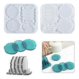 DIY Resin Coaster Molds Silicone Storage Rack Molds