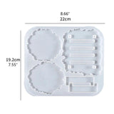 DIY Resin Coaster Molds Silicone Storage Rack Molds