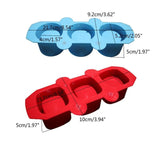 3-Hole Flowerpot Silicone Mold Geometric Resin Plant Pot Mould