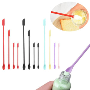 4Pcs Mini Silicone Spatula Set for DIY Homemade Gadgets