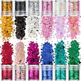 12 Mixed Holographic Chunky Glitter Sequins A0NF