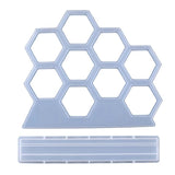 Hexagonal Jewelry Show Rack Epoxy Resin Mold DIY Crafts Tool