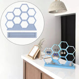 Hexagonal Jewelry Show Rack Epoxy Resin Mold DIY Crafts Tool