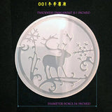 Winter Girl Owl Elk Silicone Mould for Resin Crafts