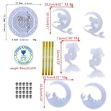 DIY Resin Wind Chime Mold Kit for Home Decor Pendant