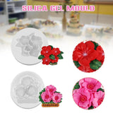 Flowering Shrubs Silicone Casting Die Soft Stencil DIY Craft Tools