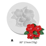 Flowering Shrubs Silicone Casting Die Soft Stencil DIY Craft Tools