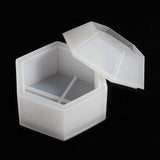 Silicone Hexagonal Storage Box Mold for Resin Epoxy DIY Crafts