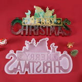 Christmas Tree Silicone Mold Snowman Decoration Pendant Ornament Epoxy Resin Mol