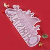 Christmas Tree Silicone Mold Snowman Decoration Pendant Ornament Epoxy Resin Mol