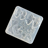 Bow Candy Silicone Mold for Epoxy Making Brooch Pendant Fondant Jewelry