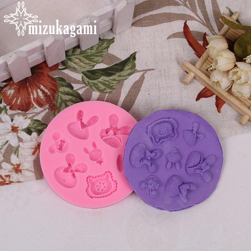 UV Resin Jewelry Silicone Mold Bow Tie Rabbit Head Shape Resin Molds