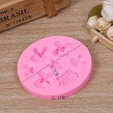 UV Resin Jewelry Silicone Mold Bow Tie Rabbit Head Shape Resin Molds