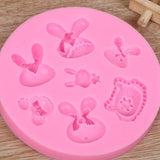 UV Resin Jewelry Silicone Mold Bow Tie Rabbit Head Shape Resin Molds