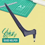 Craft Cutting Tool with 306u00b0 Swivel Blade - Handheld Paper Cutter