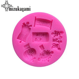 UV Resin Happy Year Lantern Shape Silicone Mold for DIY Necklace