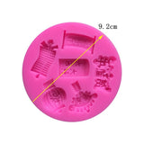 UV Resin Happy Year Lantern Shape Silicone Mold for DIY Necklace