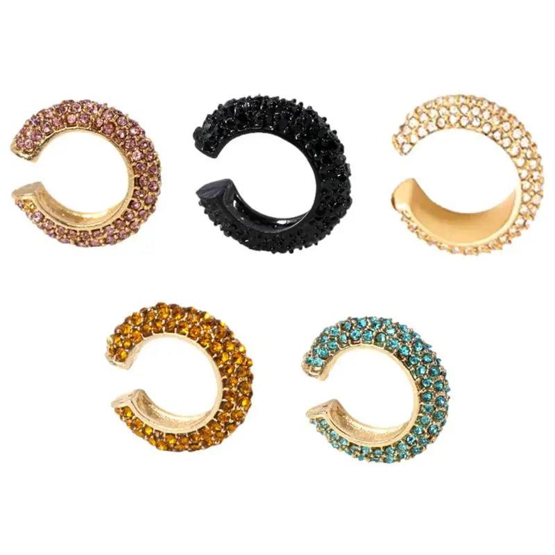 Slimming Earrings Non Piercing Ear Studs 5PCS