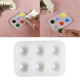 Silicone Artist Paint Palette Mold DIY Drawing Palette Mold