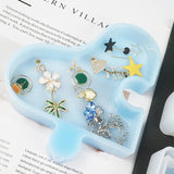 Heart Platter Shaped DIY Handcraft Moulds Jewelry Tools Epoxy Resin Mold