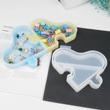 Heart Platter Shaped DIY Handcraft Moulds Jewelry Tools Epoxy Resin Mold