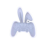 Easter Rabbit Mold Game Handle Excavator Keychain Silicone