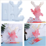 Silicone Mould Dried Flower Resin Craft DIY Christmas Deer Ornaments Mold