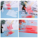 Silicone Mould Dried Flower Resin Craft DIY Christmas Deer Ornaments Mold