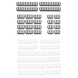 24PCS PC Cable Comb for Computer Gesleeved Up to 3.4 mm