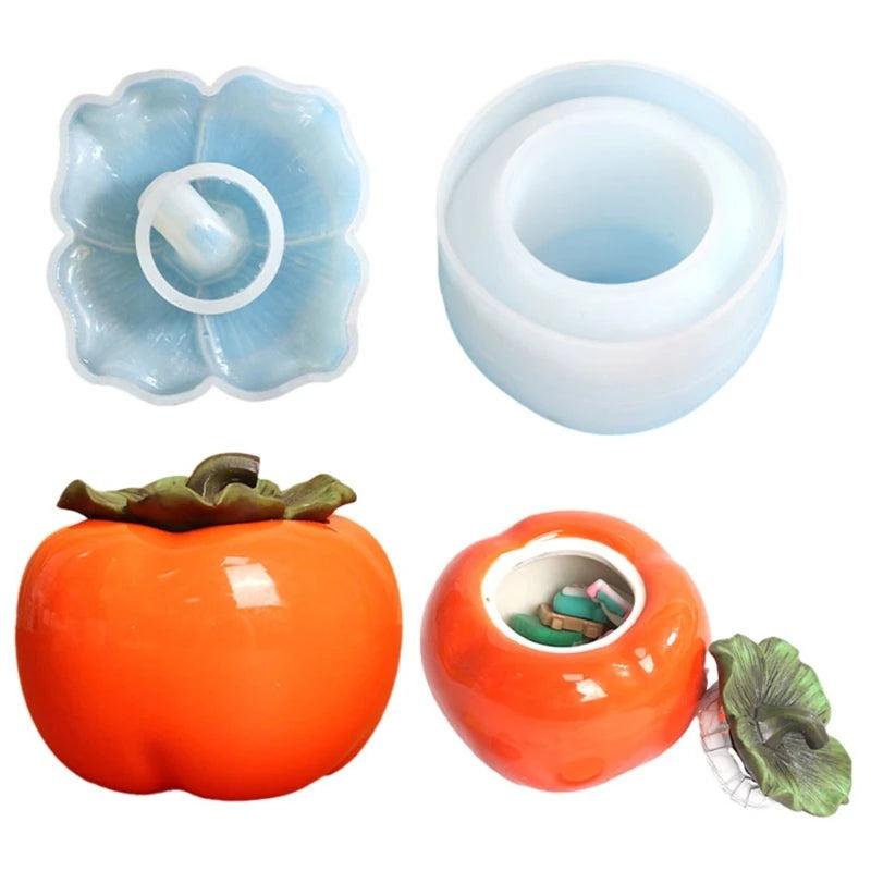 R3MC Persimmon Jar Storage Box Mold - Soap and Jewelry Holder