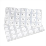 2Pcs Square Beaded Letter Bracelet Silicone Mould DIY Resin Mold