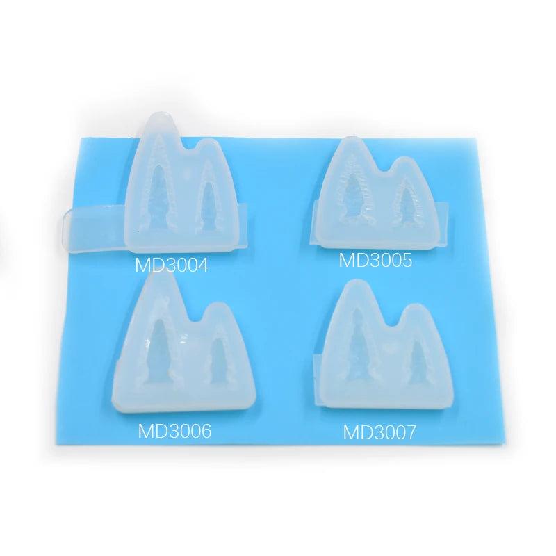 Resin Mold Pendant UV Glue DIY Epoxy Mould Jewelry Tools