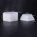 Silicone Jewelry Storage Box Mold Set for DIY Craft Making