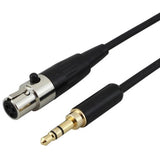 3.5mm to 3Pin Mini XLR Female Adapter for BM800 Microphone