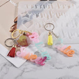 Silicone Molds English Letters Blessing Words Crystal Epoxy Resin Pendant Alphab