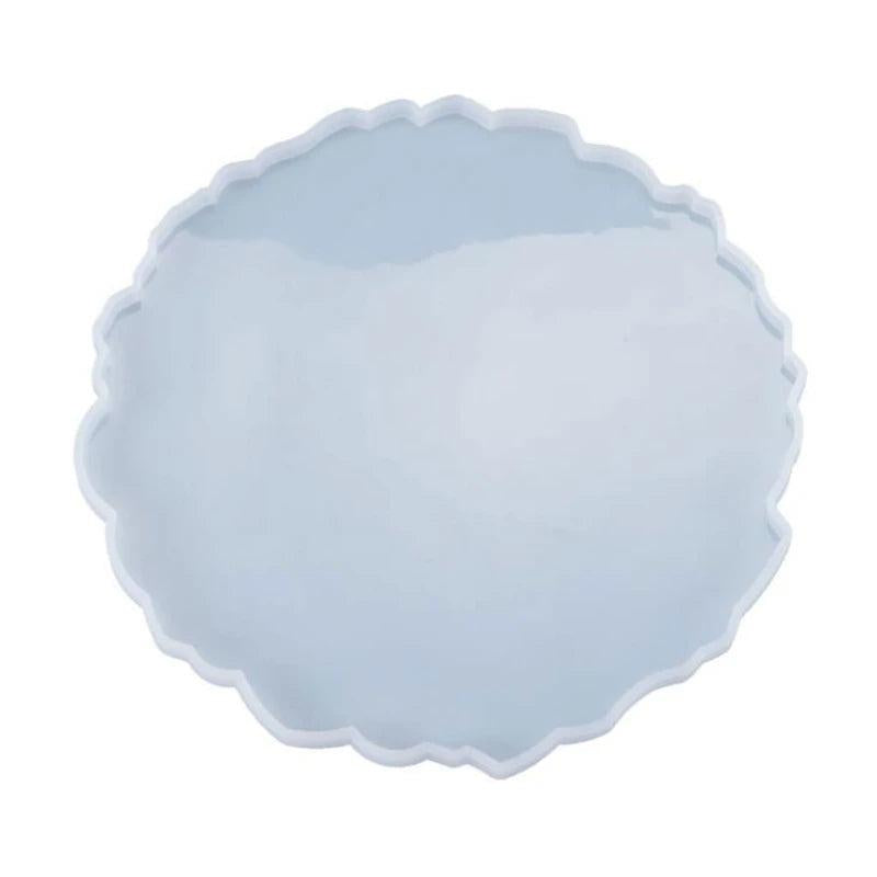Irregular Round Tray Silicone Mold DIY Coaster Crystal Mould