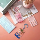 2 Pcs DIY Silicone Mold for Face Covering Storage Car Organizer