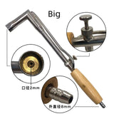 Adjustable Flame Gas Torch With Wood Handle