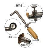 Adjustable Flame Gas Torch With Wood Handle