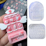 Epoxy Resin Silicone Shaker Mold for Jewelry Pendant Accessories