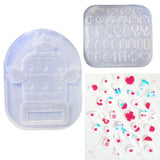 Epoxy Resin Silicone Shaker Mold for Jewelry Pendant Accessories